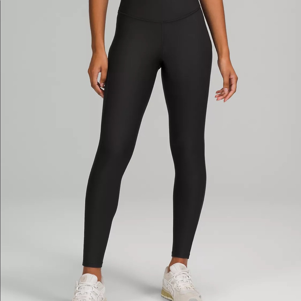 Lululemon Fast as Fleece Tight 28” Size 8 in Black Cherry